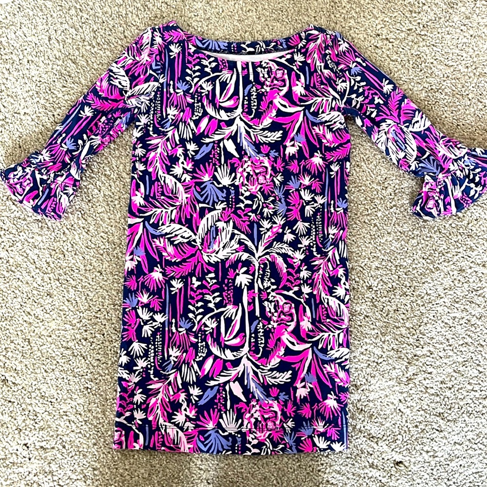 Lily Pulitzer dress with stylish bell sleeves